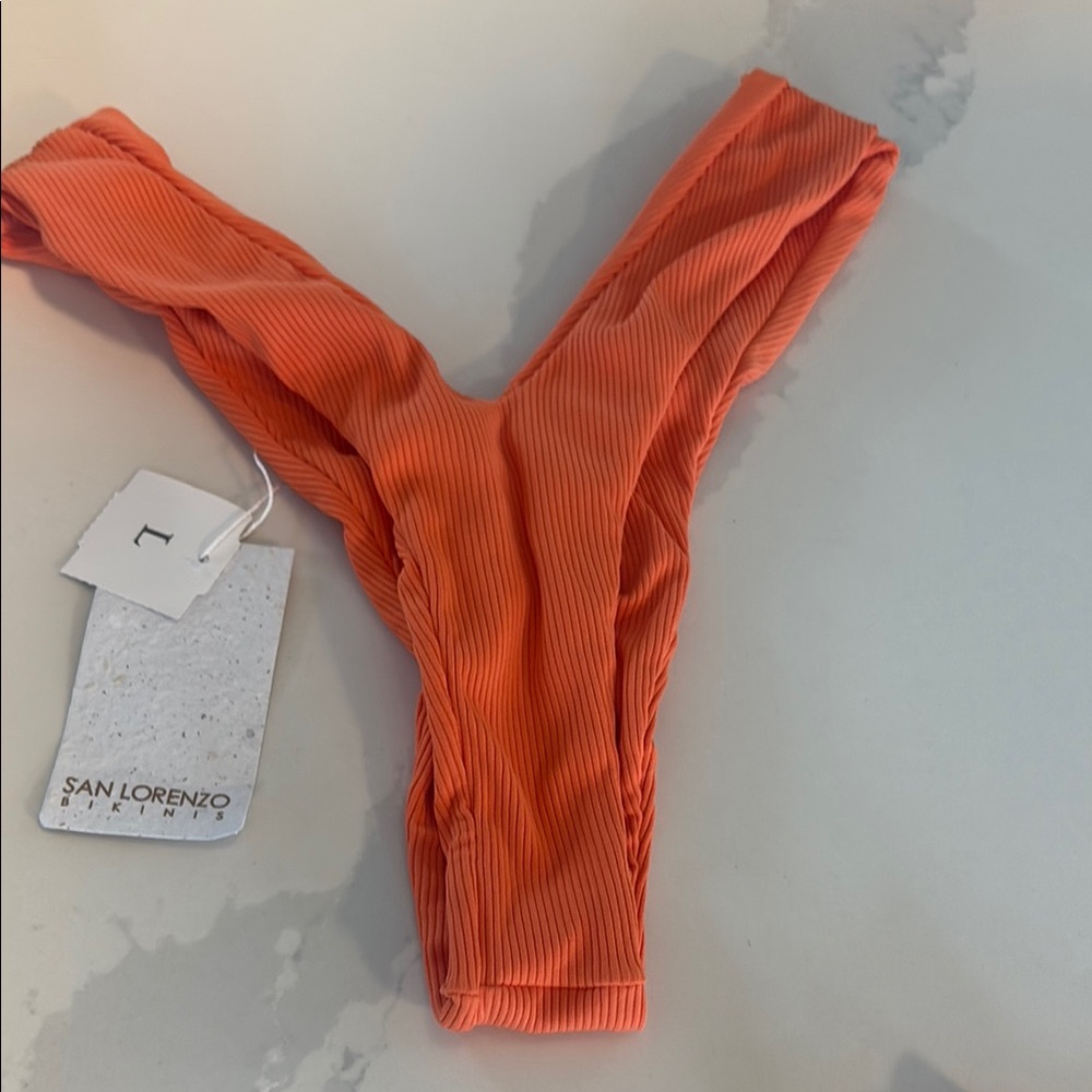 San Lorenzo Tangerine Bikini Bottom